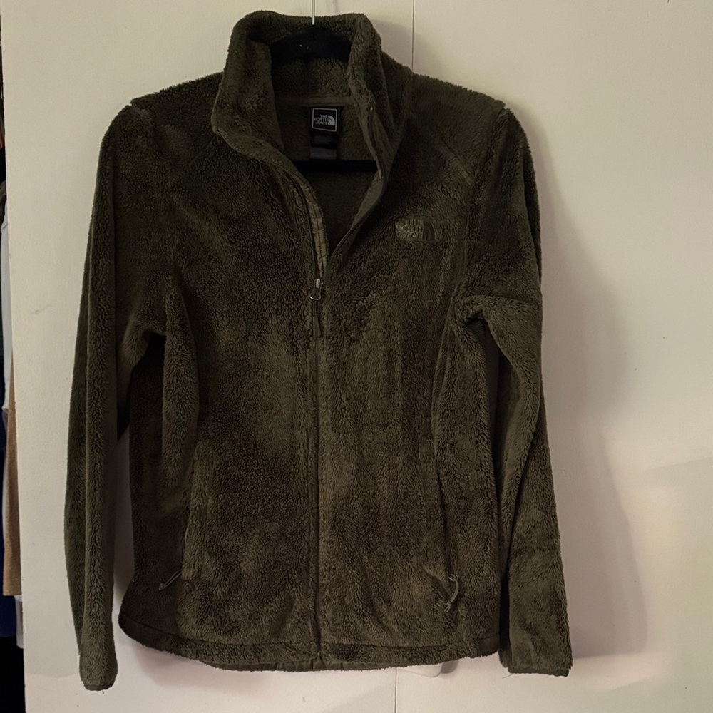 The North Face Women's Dark Green Teddy Jacket